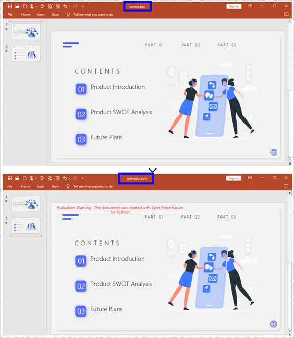 使用 Python 批量转换 PPT 为 PPTX